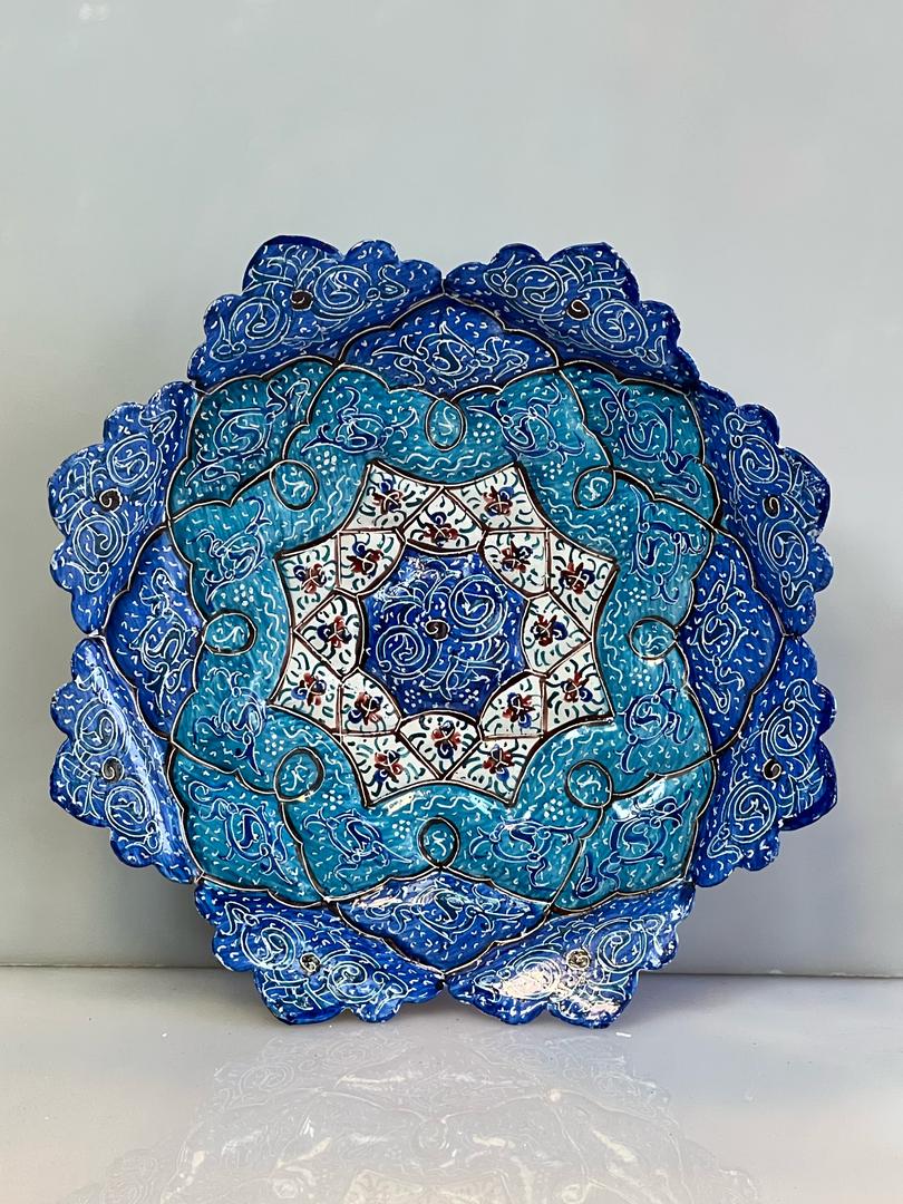 بشقاب مینا 16 سانتی