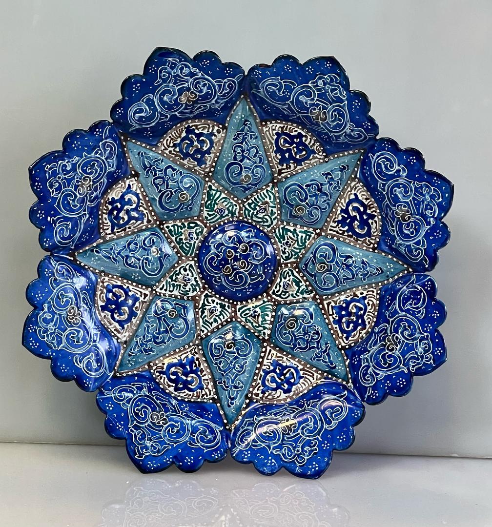 بشقاب مینا 16 سانتی