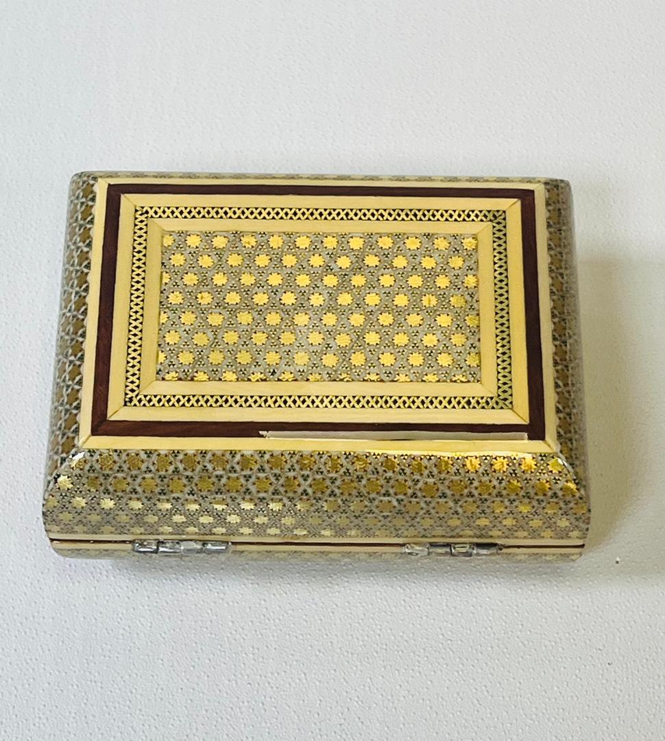 جعبه جا جواهری تمام خاتم