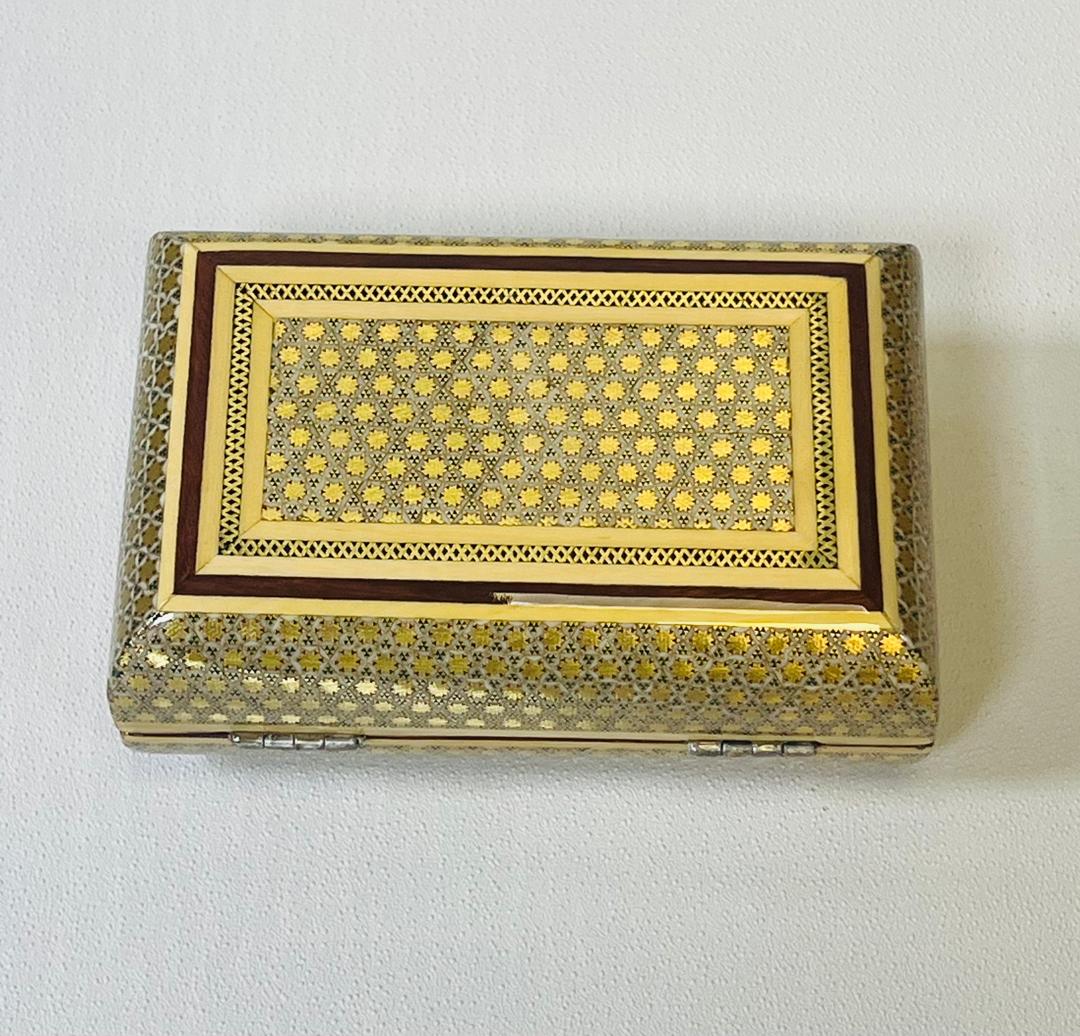 جعبه جا جواهری تمام خاتم