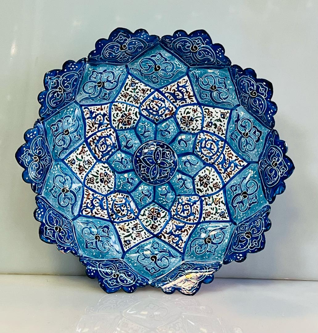 بشقاب مینا کاری ترنج