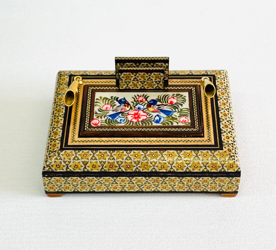 جا قلمی خاتم لولادار 15 در 20