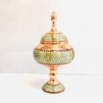 شکلاتخوری مس و خاتم اعلا 30 سانتی