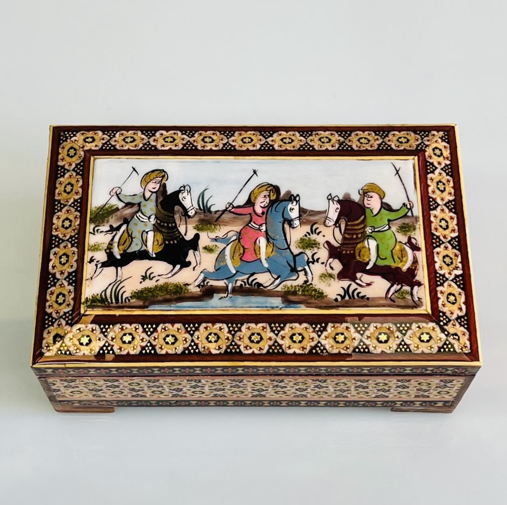 جا جواهری خاتم رو نقاشی شکار