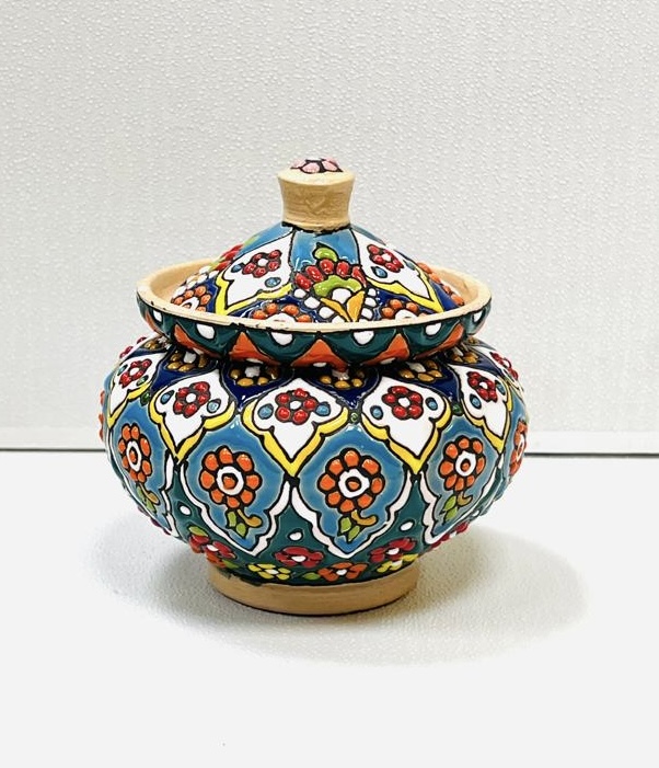 قندون مینا کاری لاله جین